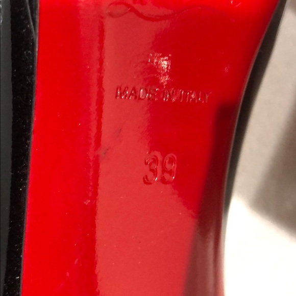 Christian Louboutin Neofilo 120 Patent Black Heels - Picture 3 of 8